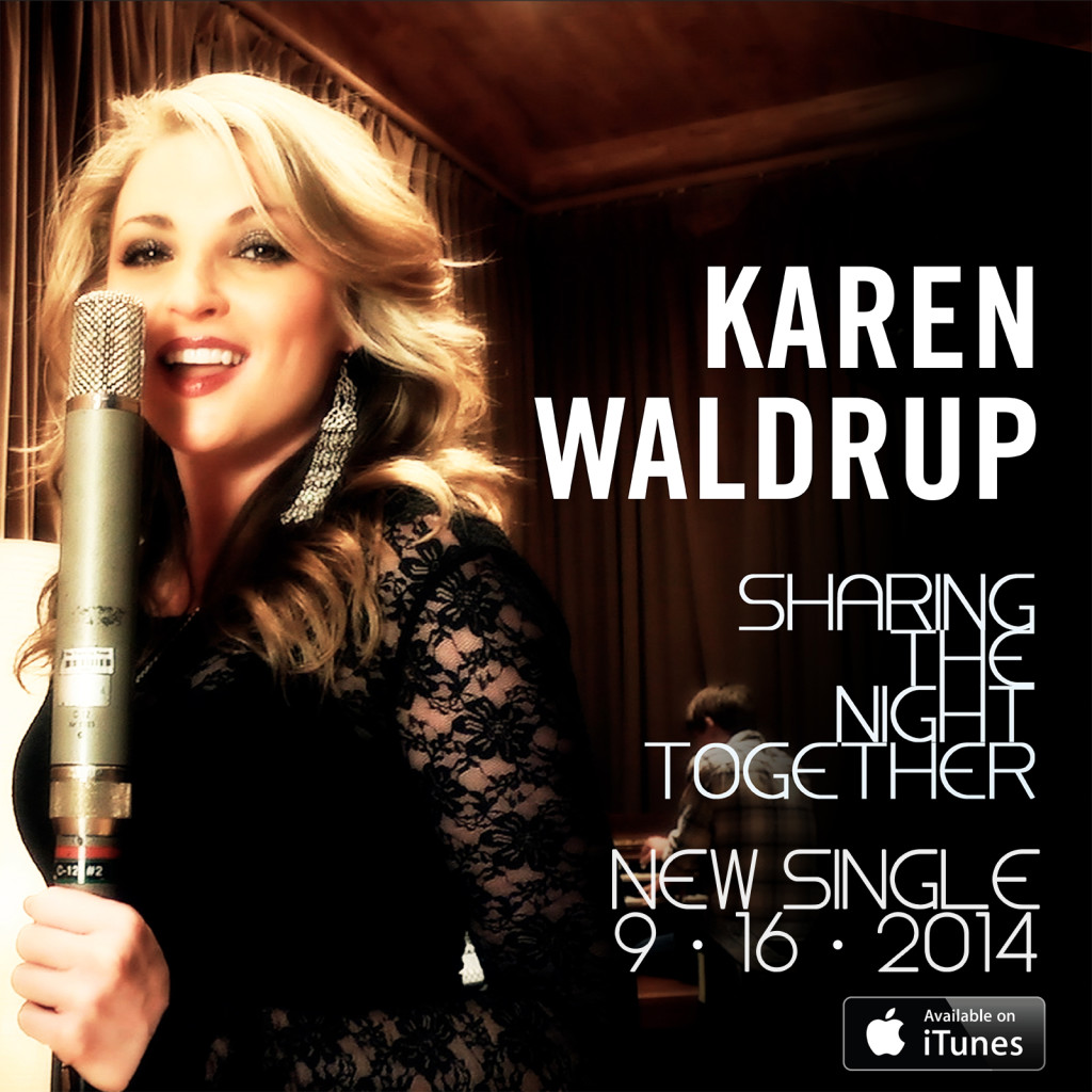 Karen Waldrup amazing new song Sharing The Night Parxe Web Zine